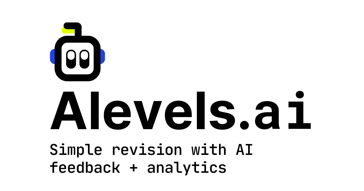 Alevels.ai | AI-Powered A-Level Revision Platform